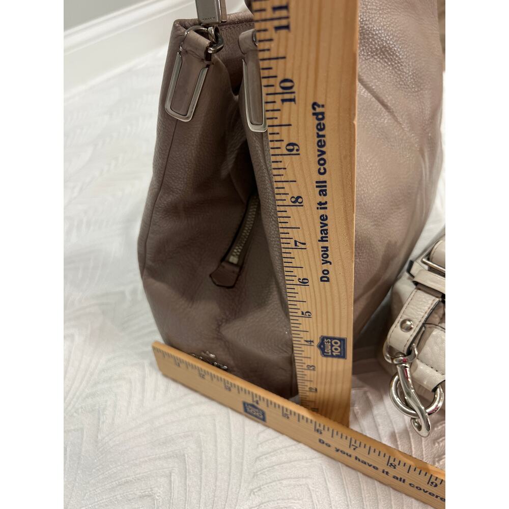 Coach Leather Handbag Lot – Shoulder Bag & Mini Purse, Beige, Elegant F 34495 - Picture 9 of 15